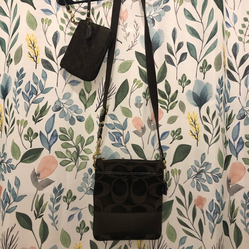 Coach Matching Sling and Clutch